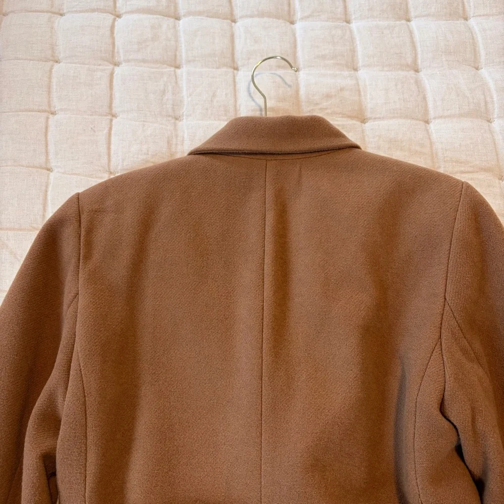 {a new day} Women's Tan Belted Coat - Picture 10 of 11